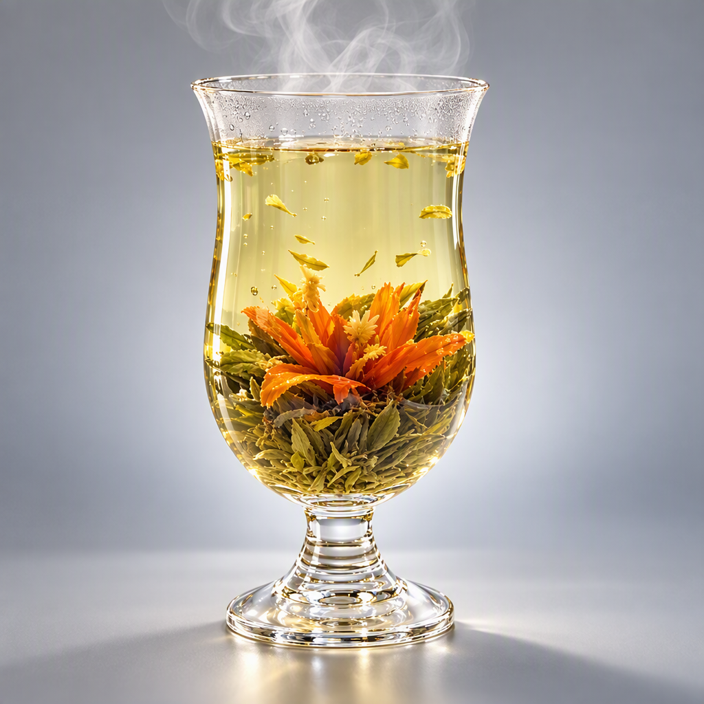 Osmanthus-Duft – orange-roter Blütenball